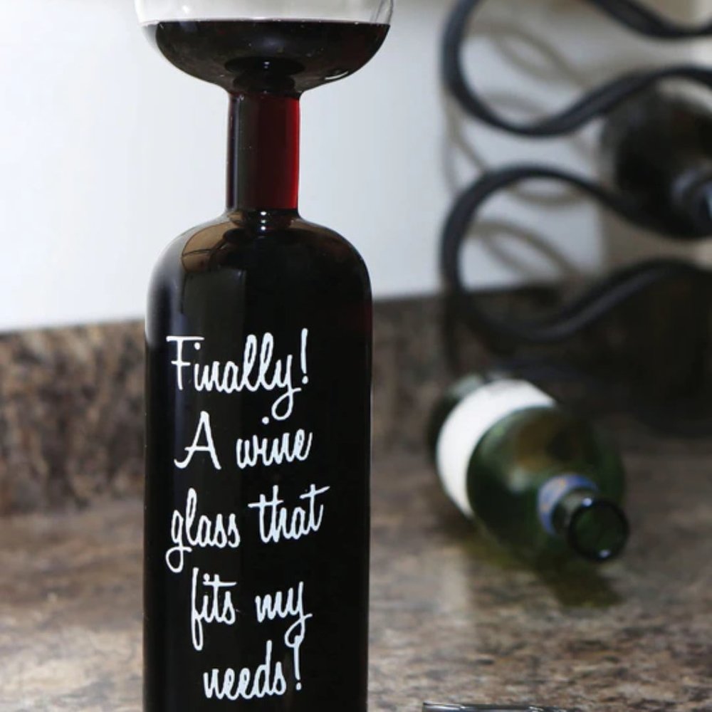The Original Wine Bottle Glass